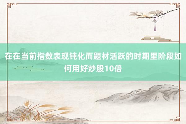 在在当前指数表现钝化而题材活跃的时期里阶段如何用好炒股10倍