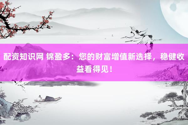配资知识网 锦盈多：您的财富增值新选择，稳健收益看得见！